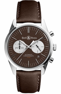 Bell & Ross Vintage Officer Limited Watch For Sale BRG126-BRN-ST/SCR