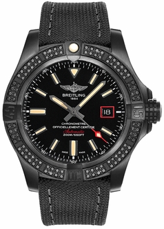 Breitling Avenger Blackbird 44 Diamond Bezel Men's Watch  V17311AT/BD74-109W