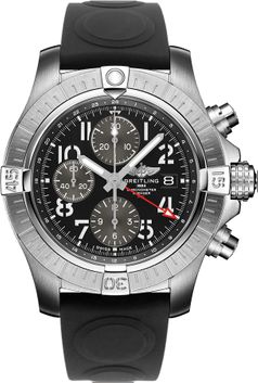 Breitling Avenger Chronograph GMT 45 Black Dial Men's Watch A24315101B1S2
