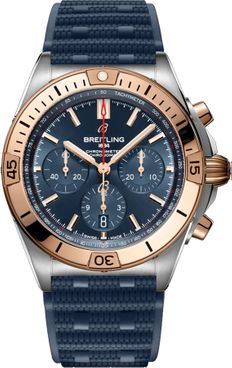 Breitling Chronomat B01 42 Steel & 18k Rose Gold Men's Watch UB0134101C1S1