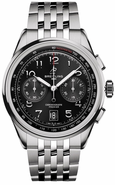 Breitling Premier B01 Chronograph 42 Steel Men's Watch AB0145221B1A1