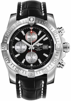 Breitling Super Avenger II Black Dial Chronograph Men's Watch A1337111/BC29-761P