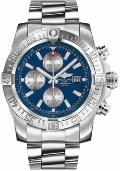 Breitling Super Avenger II Blue Dial Men's Watch A13371111C1A1