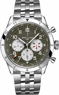 Breitling Super AVI Curtiss Warhawk Steel Men's Watch AB04452A1L1A1