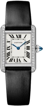 Cartier Tank Must de Cartier Black Strap Women's Watch W4TA0031