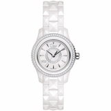 Christian Dior VIII White Pearl & Diamond Dial Women's Watch CD1221E6C001