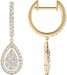 Diamond Earrings, 1.0 Carat Diamonds on 18k Solid Gold E20239Y - image 2