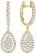 Diamond Earrings, 1.0 Carat Diamonds on 18k Solid Gold E20239Y - image 3