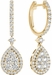 Diamond Earrings, 1.45 Carat Diamonds on 18k Yellow Gold E20240Y - image 3