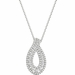 Diamond Pendant, .84 Carat on 18k White Gold P21962W - image 0