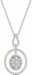Diamond Pendant, 1.04 Carat on 18k White Gold Necklace P21956W - image 0