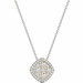 Diamond Pendant, .83 Carat on Solid 18k White & Yellow Gold P21953WY - image 0
