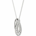 Diamond Pendant, .84 Carat on 18k White Gold P21962W - image 1