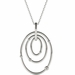 Diamond Pendant, .86 Carat on Solid 18k White Gold P21963W - image 4