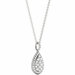 Diamond Pendant, .87 Carat on Solid 18k White Gold P21960W - image 1