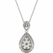 Diamond Pendant, .90 Carat on Solid 18k White Gold P21966W - image 4