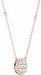 Diamond Round Pendant, .56 Carat on 18k Rose Gold P20242R - image 1