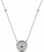 Diamond Round Pendant, .56 Carat on Solid 18k White Gold P20242W - image 4