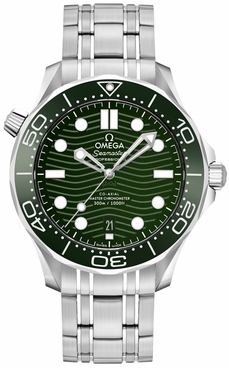 Omega Seamaster Diver 300M Green Dial Men's Watch 210.30.42.20.10.001