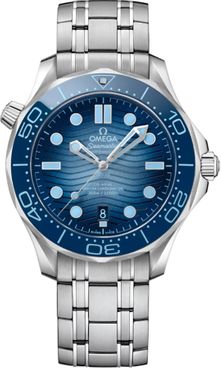 Omega Seamaster Diver 300M Summer Blue Dial Men's Watch 210.30.42.20.03.003