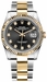 Rolex Datejust 36 Black Diamond Dial Gold & Steel Unisex Watch 126233-0022 - image 0