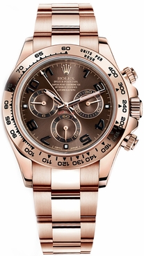 Rolex Cosmograph Daytona Brown Dial Men's Watch 116505-0004