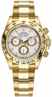 Rolex Cosmograph Daytona White Dial Men's Watch 116508-0001