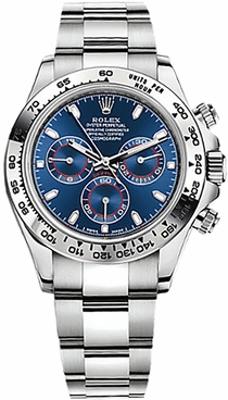 Rolex Cosmograph Daytona Blue Dial Men's Watch 116509-0071