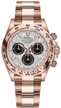 Rolex Cosmograph Daytona 18k Everose Gold Men's Watch 116505-0014
