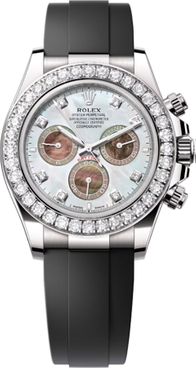 Rolex Cosmograph Daytona 18k White Gold Men's Watch 126589RBR-0001