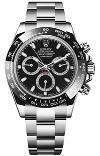 Rolex Cosmograph Daytona Men's Black Dial Oystersteel Watch 116500LN-0002
