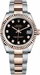 Rolex Datejust 31 Black Diamond Oyster Bracelet Watch 178271-0049 - image 0