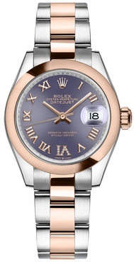 Rolex Datejust 31 Aubergine Purple Dial Women's Watch 278241
