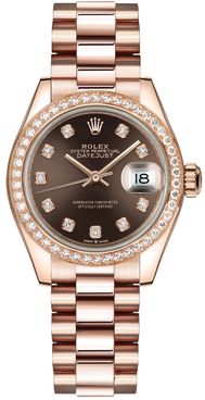 Rolex Datejust 31 Chocolate Diamond Dial Women's Watch 278285RBR-0006