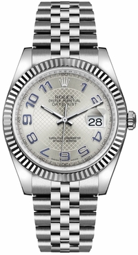 Rolex Datejust 36 Silver Dial Watch 116234-0115