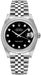 Rolex Datejust 36 Black Diamond Dial Steel & 18k White Gold Unisex Watch 16234 - image 0