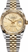 Rolex Datejust 36 Golden Fluted-Motif Dial Unisex Luxury Watch 126233-0039 - image 0