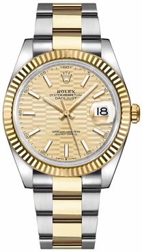 Rolex Datejust 41 Oystersteel & 18k Yellow Gold Men's Watch 126333-0021