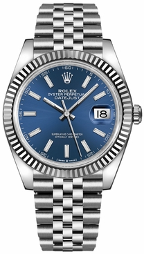 Rolex Datejust 41 Blue Dial Men's Watch 126334-0002