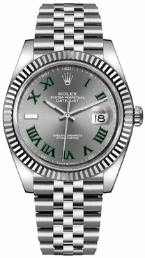 Rolex Datejust 41 Slate Grey Men's Watch 126334-0022