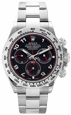 Rolex Cosmograph Daytona Black Dial Men's Watch 116509-0036