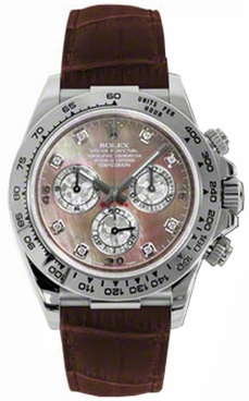 Rolex Cosmograph Daytona 18k White Gold Men's Watch 116519