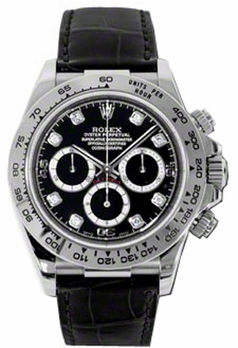 Rolex Cosmograph Daytona Black Dial Watch 116519