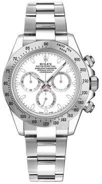 Rolex Cosmograph Daytona Chronograph White Dial Men's Watch 116520-0016
