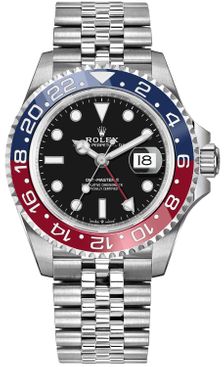Rolex GMT-Master II Pepsi Luxury Men's Watch 126710BLRO-0001