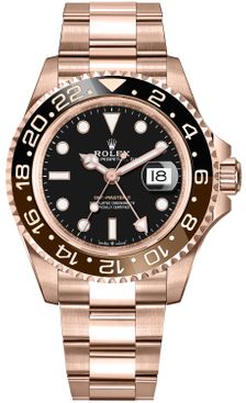 Rolex GMT-Master II Root Beer Rose Gold 126715CHNR-0001