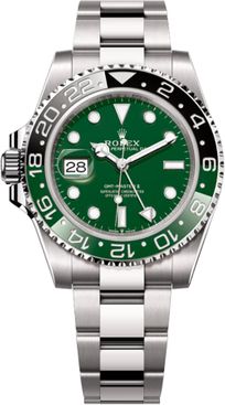 Rolex GMT-Master II Green Dial 18k White Gold Men's Watch 126729VTNR-0001