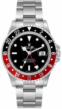 Rolex GMT-Master II Coke Black Dial Men's Watch 16710