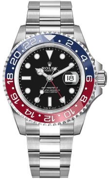 Rolex GMT-Master II Pepsi Oystersteel Men's Luxury Watch 126710BLRO-0002