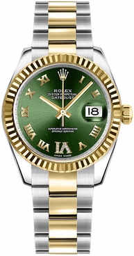 Rolex Datejust 31 Green Dial Women's Watch 178273